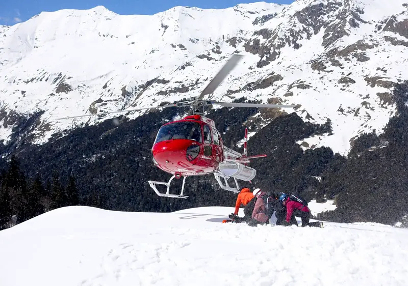 Heli-Skiing in Manali