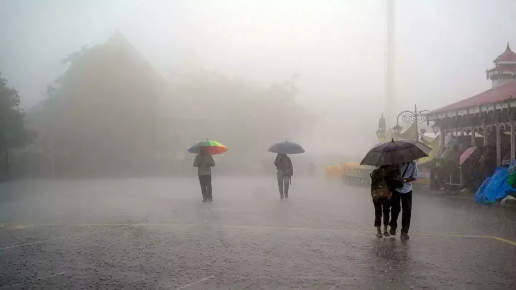 Shimla during monsoon