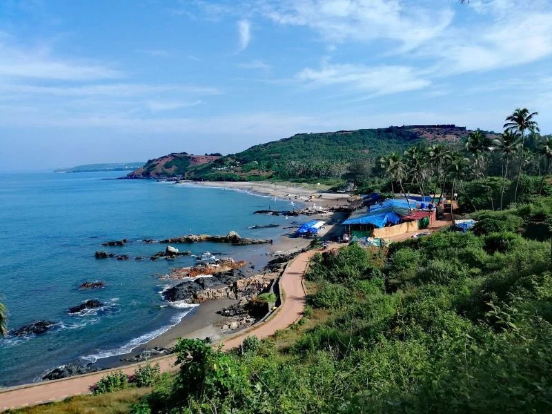 Vagator beach in Goa